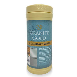 Granite Gold Surface Cleaner Wipes  40 Count, White