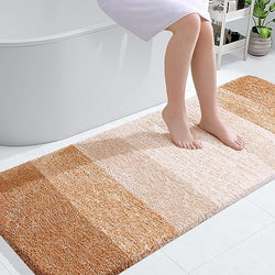OLANLY Luxury Bathroom Rug Mat, Extra Soft and Absorbent Microfiber