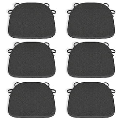 Tromlycs Kitchen Chair Cushions for Dining Pads Room Seat Indoor U Shaped Non Slip with Ties 17 x 16 Inch