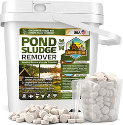 Pond Sludge Remover – 5 Pounds Beneficial Pond Bacteria & Enzyme Treatment