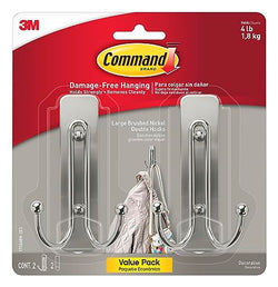 Command Decorative Wall Hooks with Adhesive Strips