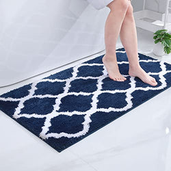OLANLY Bathroom Rugs, Soft and Absorbent Microfiber Bath Rugs