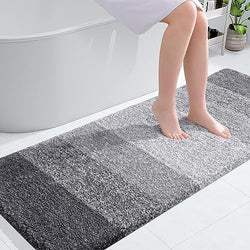 OLANLY Luxury Bathroom Rug Mat, Extra Soft and Absorbent Microfiber