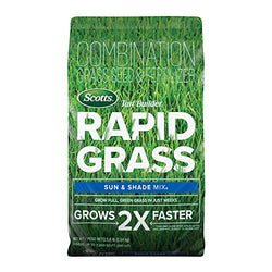 Scotts Turf Builder Rapid Grass Sun & Shade Mix, Combination Seed and Fertilizer
