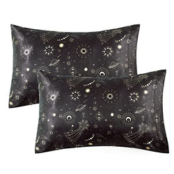 Bedsure Satin Pillowcases for Hair and Skin - Cooling Pillow Cases Set of 3